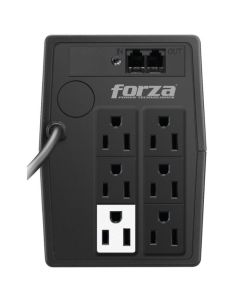Regulador De Voltaje Forza Ups 500Va- Negro