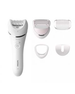 Phillips Epilator Series 8000 Wet & Dry epilator BRE710/00 DEPILADORA DE MUJER CON 4 ACCESORIOS ESTUCHE ACCESORIO PARA ESTIRAR LA PIEL CABEZAL DE AFEITADO