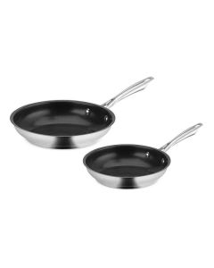 Cuisinart Juego 2 Sartenes Profesional Serie Anti adherentes 8 Y 10 Acero Inox