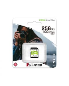 Kingston 256Gb Tarjeta Sdhc Canvas Select Plus Sd Class 10 Negro