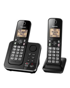 Panasonic Teléfono inalámbrico DECT 2 Auriculares ECO Negro