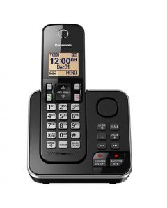 Panasonic Teléfono inalámbrico contestadora digital ECO Negro