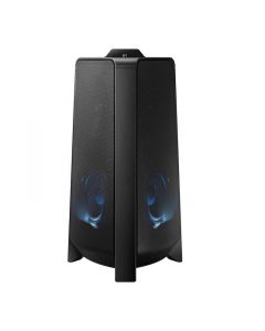 Samsung Torre de sonido 500w Bidireccional 360 Sub Integrado Bt 2mobiles 2 Ent Mic Luces Fiestas DJ App Conecta hasta 10equipos XT70 50 40 Splash