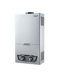 Calentador De Agua A Gas Arc | 32 Kw | 16 Litros | Indicador De BaterÃ­a | Plateado