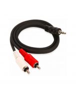 Okahama Cable 3.5Mm 2Rca | Negro