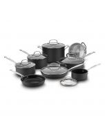 Cuisinart | Juego De Ollas | En Aluminio Y Teflon Varios Tama Os | 14 Piezas | Negro