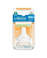 Dr Browns Tetina Nivel 2 Boca Ancha - Set de 2 Piezas
