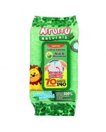 Arruru Naturals Toallitas Húmedas Aloe & Manzanilla - 70 Unidades