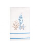 Avanti Toalla de Mano Abstract Coastal White Hand