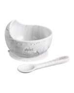 Elinfant Plato Hondo con Cuchara para Bebé