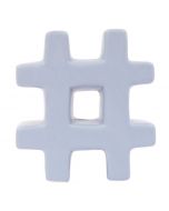Concepts Adorno Decorativo Símbolo de Hashtag 14 x 5.2 x 15 CM